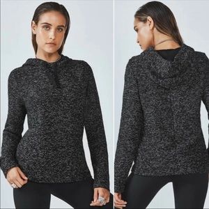 Fabletics Yukon Black White Hoodie